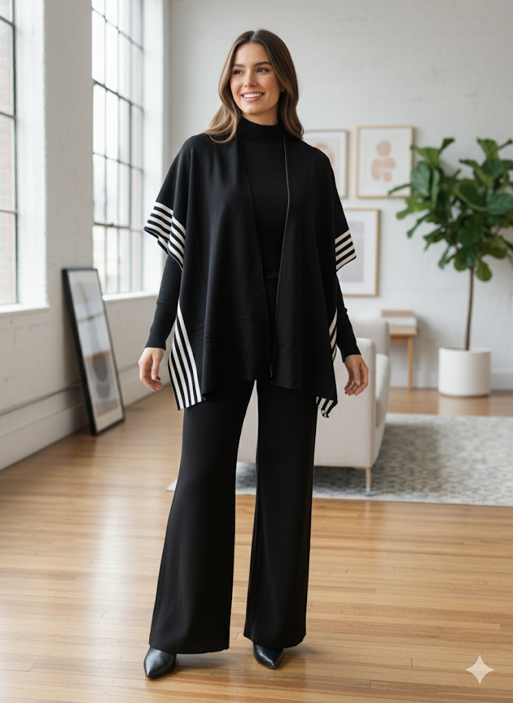 Lyte Club Ladies Western W Cord Set O1356-6992 Black