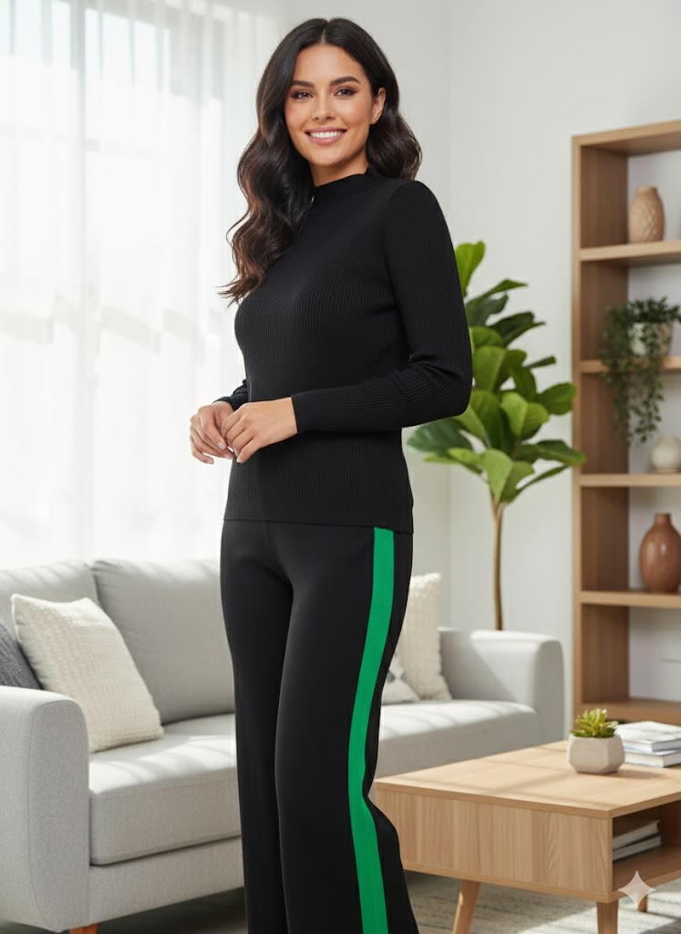 Lyte Club Ladies Western W Cord Set O1356-6925 Black