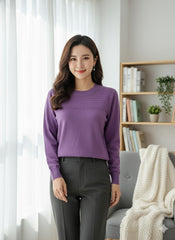 Lavender Sparkle Knit Sweater
