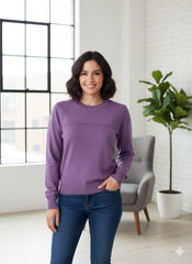 Lavender Sparkle Knit Sweater