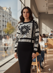 Lyte Club Ladies Western Midi O9137-6611 Black