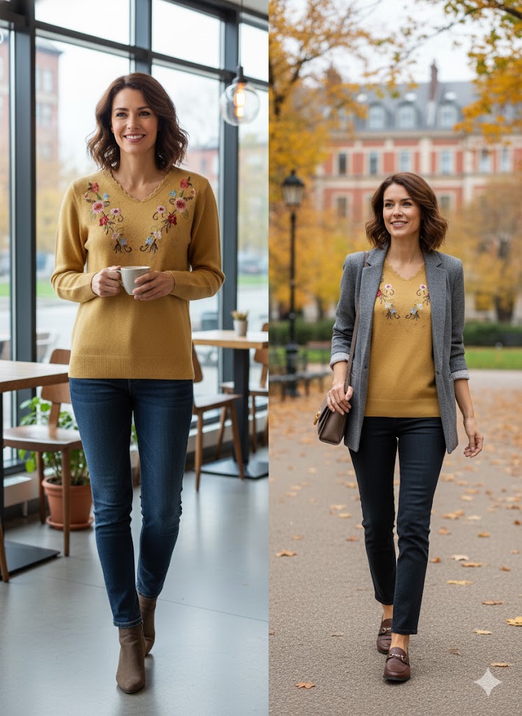 Lyte Club Ladies Western Top F/S O9748-2105 Mustard