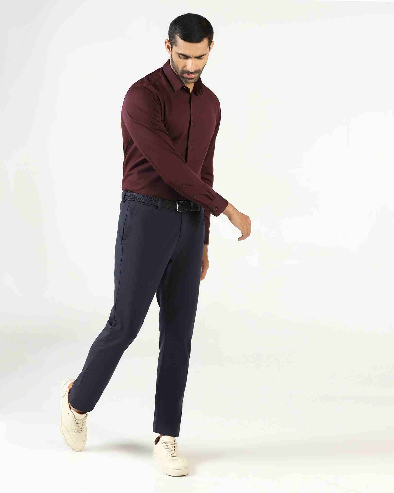 Blackberry Mens Casual Trouser Ek-Tp-So-Ziea Dark Navy