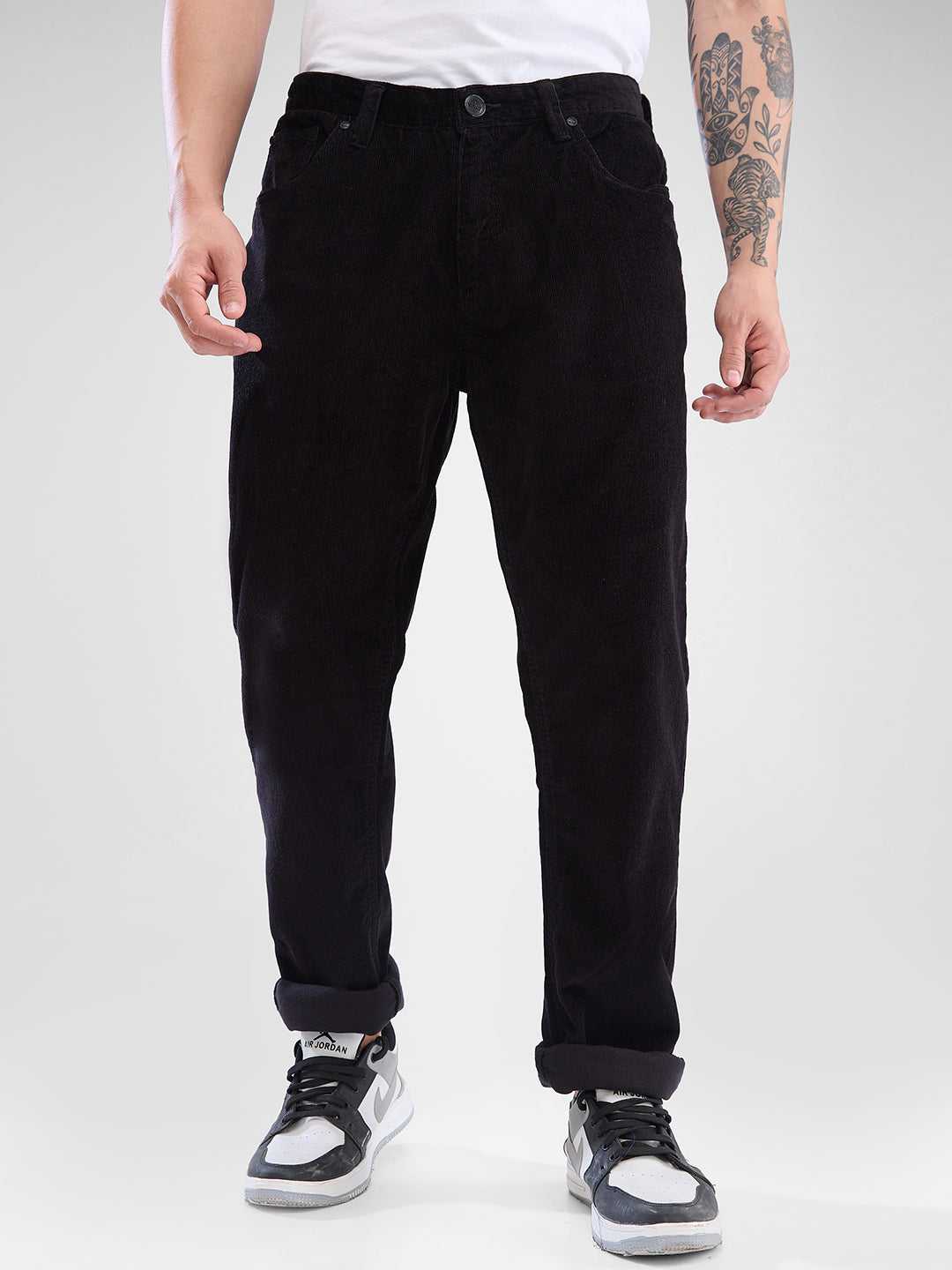 Spykar Mens Casual Trouser