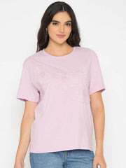 Madame Ladies Western Top H/S M5S11234 223 Lilac