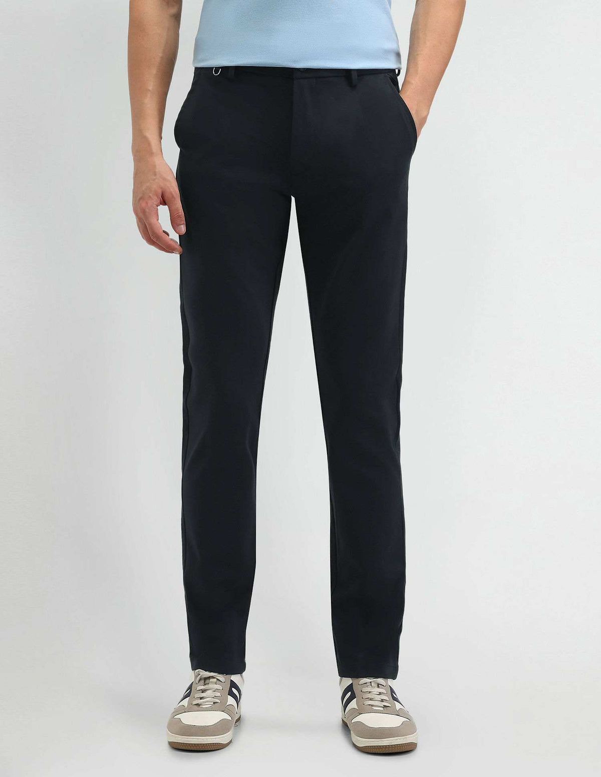Arrow Mens Casual Trouser Navy