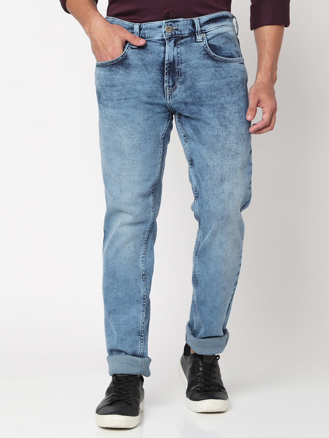 Spykar Mens Jeans Rc-Nos-004 Lightblue