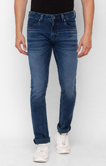 Spykar Mens Jeans Skn-02Bb-09 Mid Blue