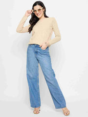 Madame Ladies Western Top F/S M5W16013 001 Beige