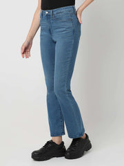 Spykar Ladies Western Jeans Wdeli1Be027 Mid Blue
