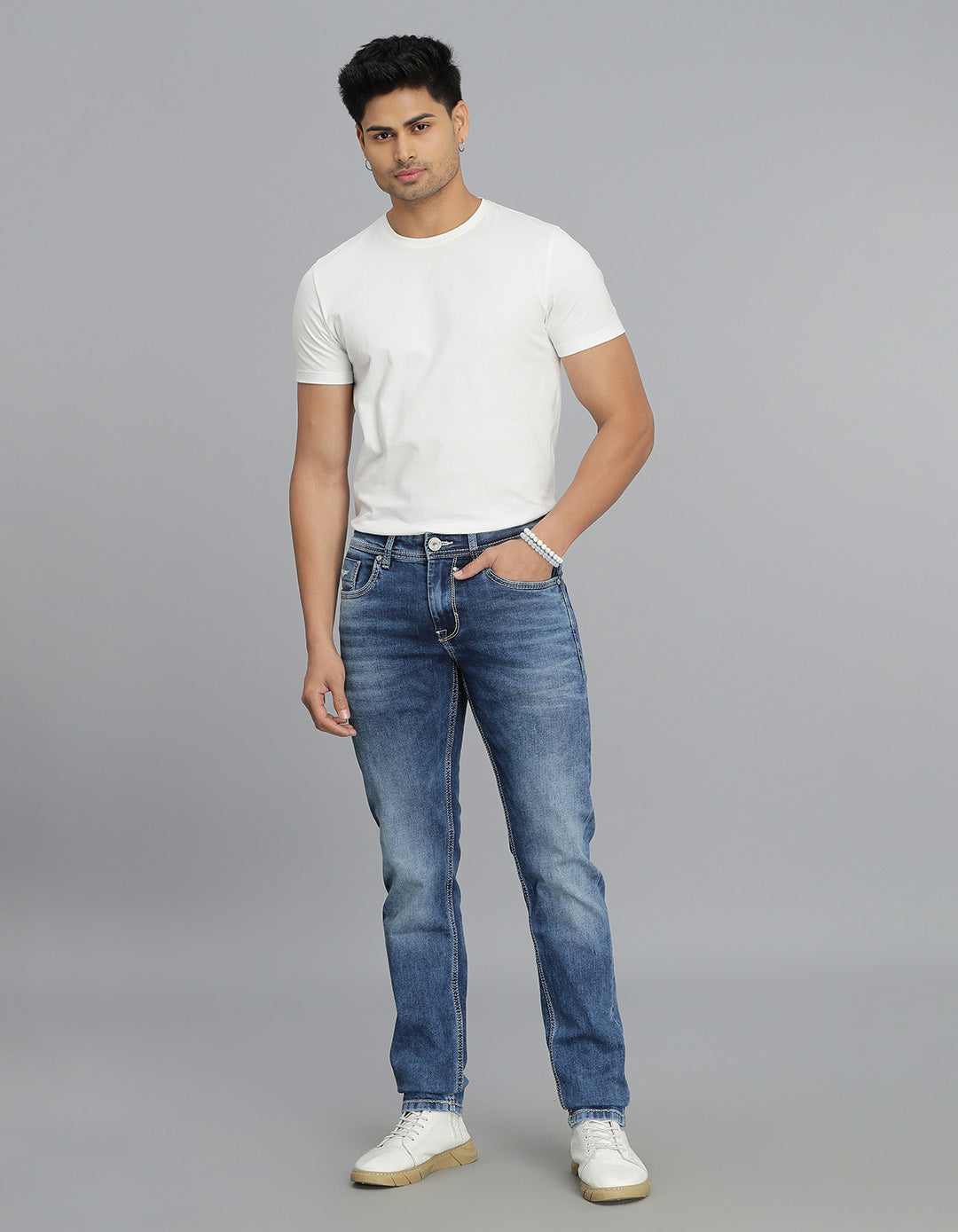 Rookies Mens Jeans Rj6067 Med Blue