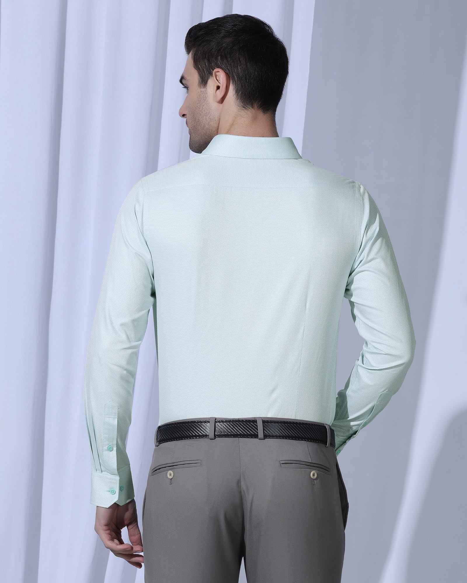 Blackberry Mens Formal Shirt F/S Bp-Bs-Do-Revolve Grey