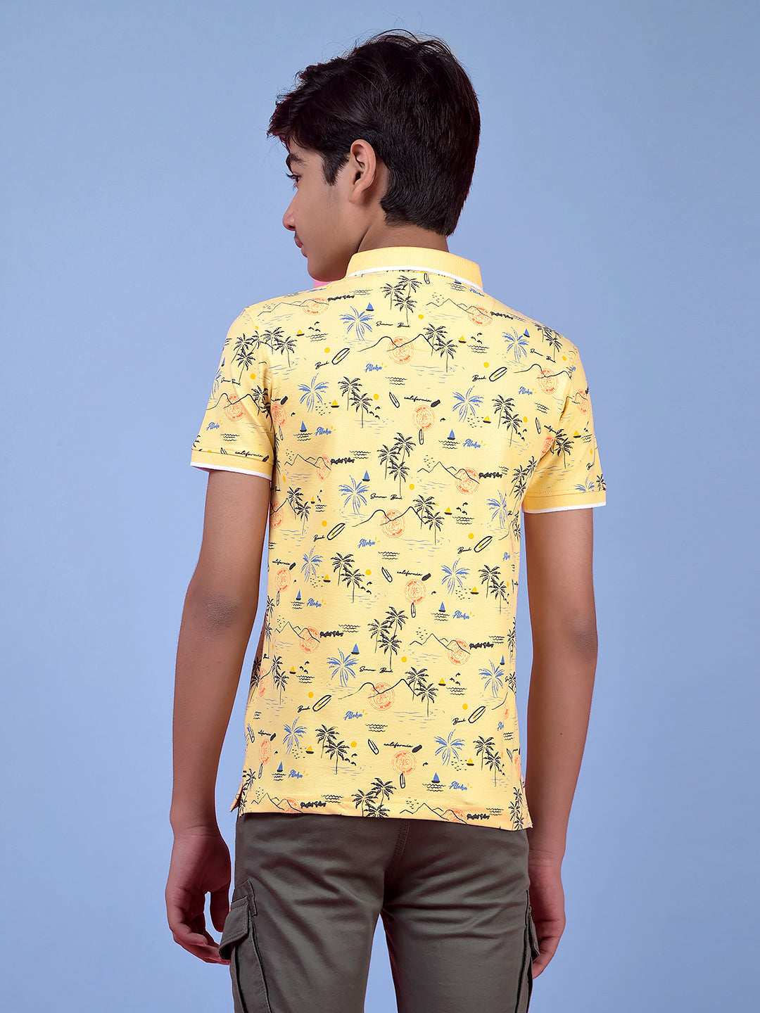 Crimsoune Club Boys T-Shirt Yellow