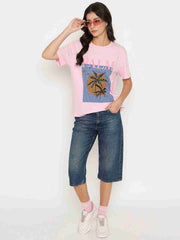Madame Ladies Western Top H/S M5S11220 031 Pink
